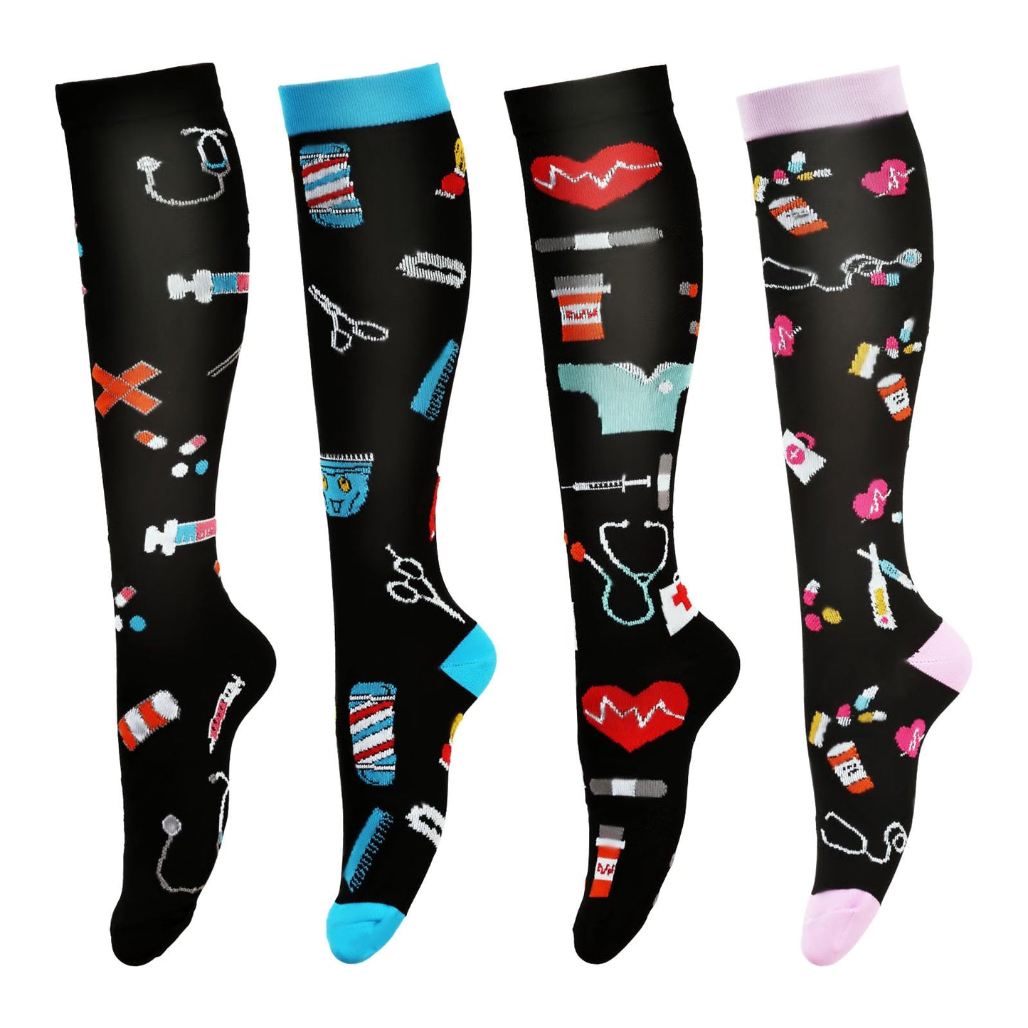 LeoStep Compression Socks for Women & Men – Graduated Support for Nurses, Hiking, Running & Pregnancy