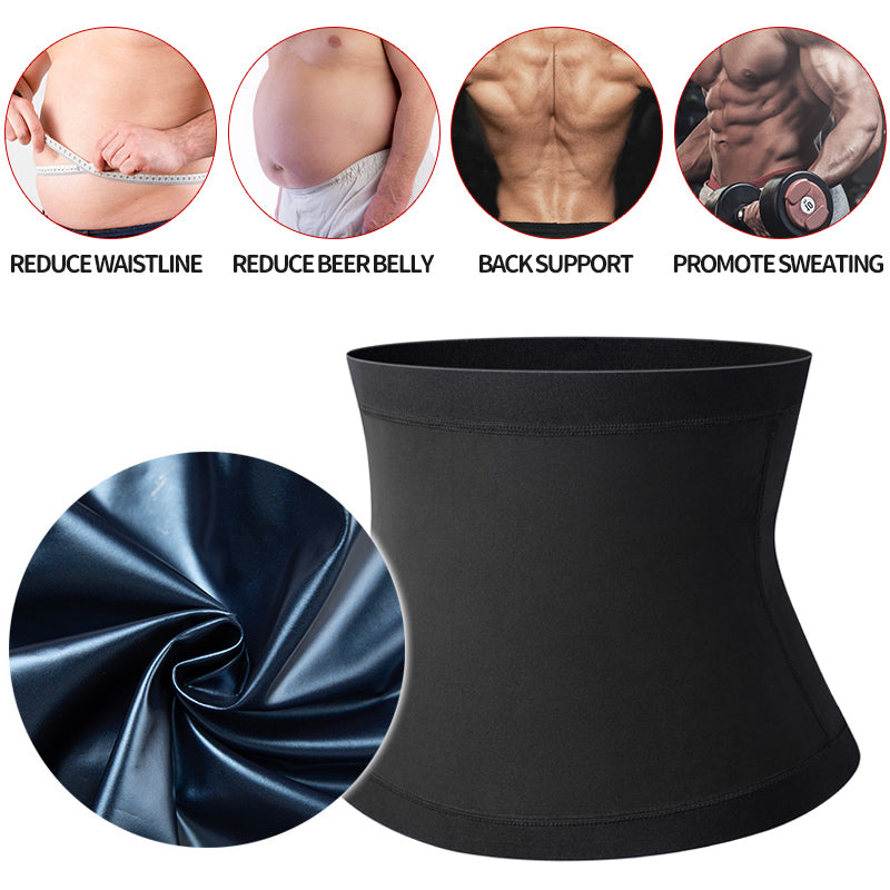Men's Sauna Waist Trainer & Slimming Belt | Thermogenic Body Shaper