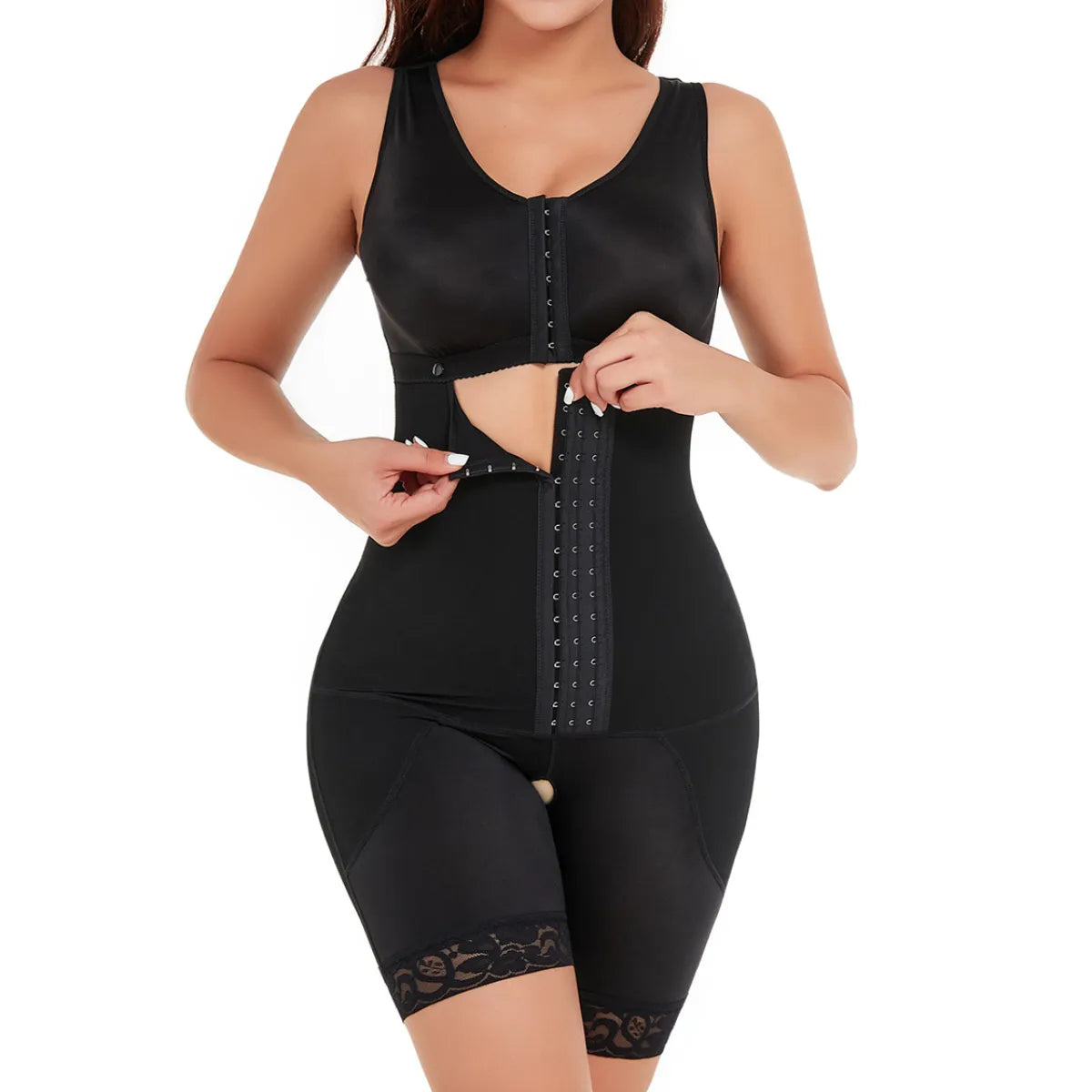 Plus Size Body-Shaping Corset | Lumbar & Chest Support Shapewear