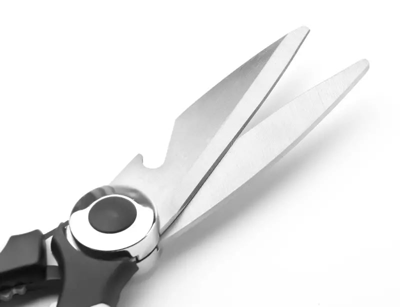 Heavy-Duty Stainless Steel Kitchen Scissors – Multipurpose Ultra-Sharp Kitchen Shears | Black & White or Black & Red