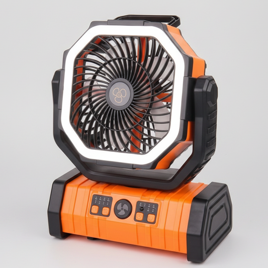 3-in-1 Outdoor Power Bank LED Camping Fan
