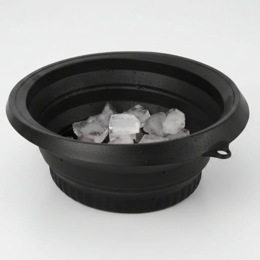 Collapsible Silicone Ice Basin