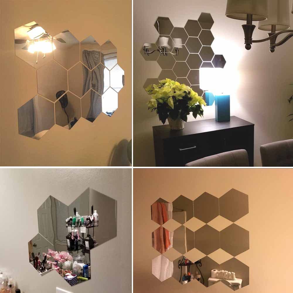 Hexagon Wall Decals – Modern Geometric Wall Stickers for Bedroom, Living Room & Office | Easy Peel & Stick