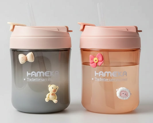 Portable 500ml Plastic Hot Cold Drink Cup