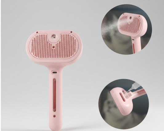 Pet Hair Spray Brush for dog and cat grooming