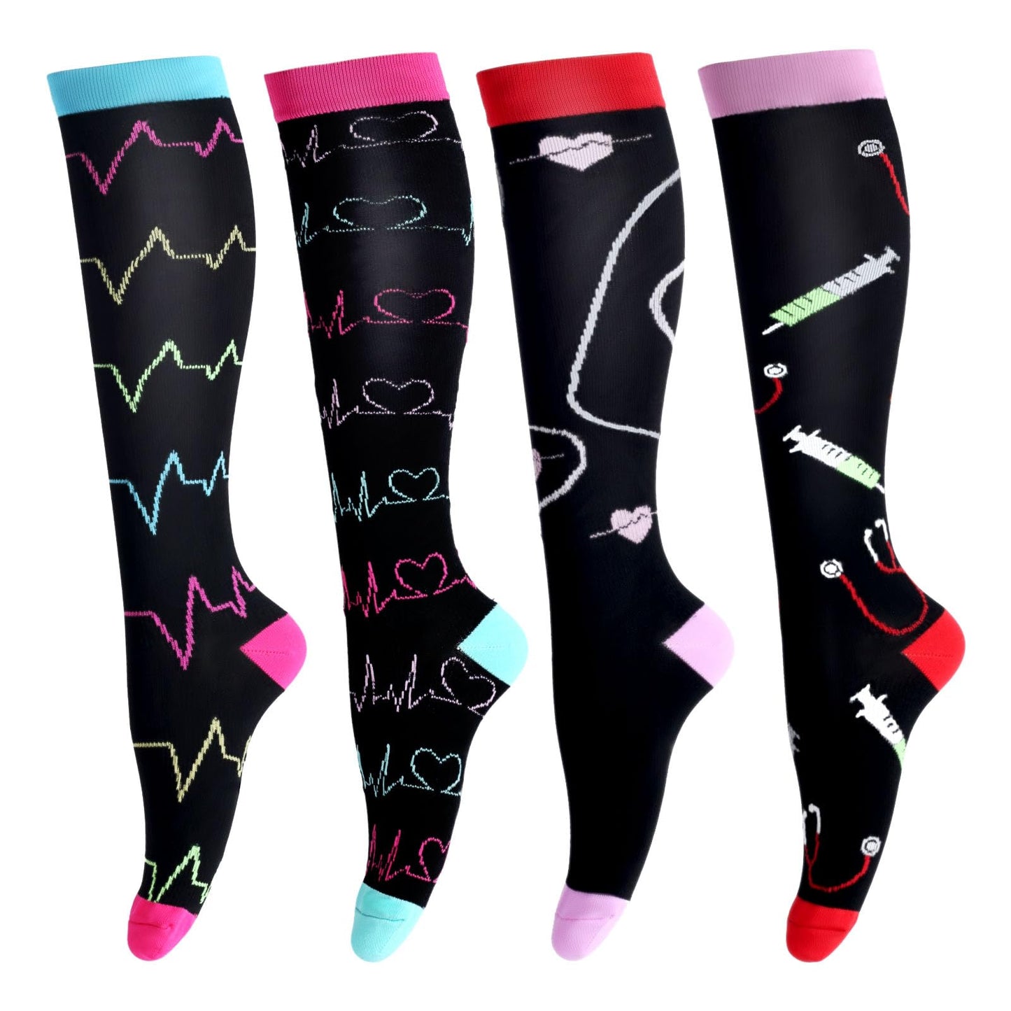 LeoStep Compression Socks for Women & Men – Graduated Support for Nurses, Hiking, Running & Pregnancy