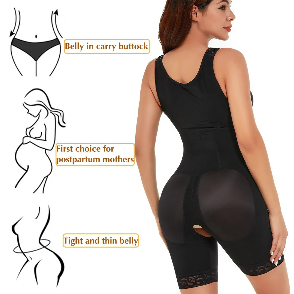 Plus Size Body-Shaping Corset | Lumbar & Chest Support Shapewear