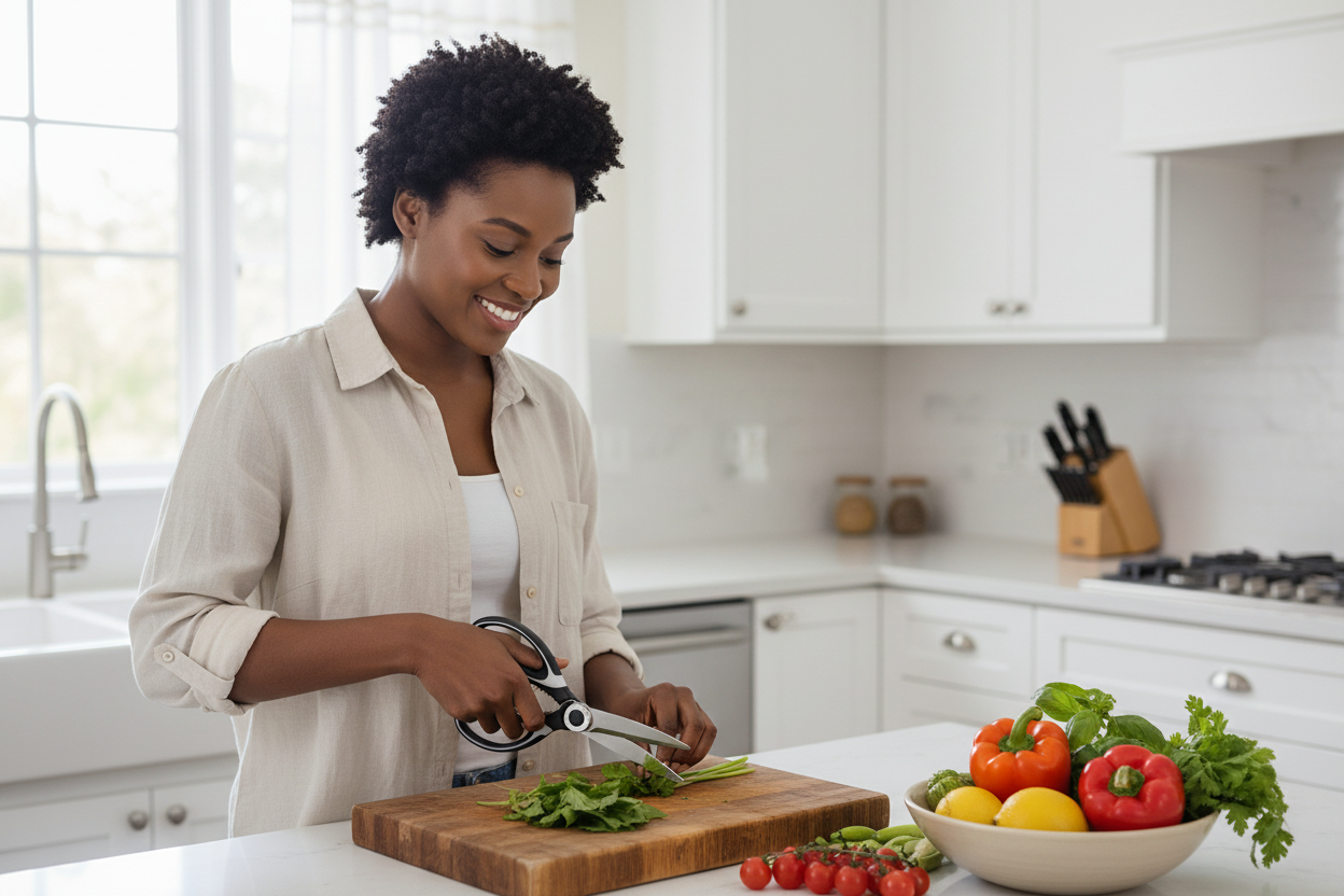 Lifestyle Shot – Kitchen Scissors